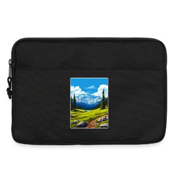 Rocky Mountain Nationalpark Colorado Travel Card - Laptoptasche 13" - Schwarz - Vorne