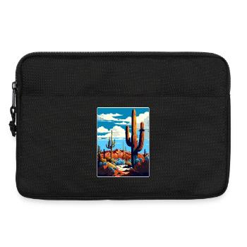 Saguaro Nationalpark Arizona Reiseposter WPA - Laptoptasche 13" - Schwarz - Vorne