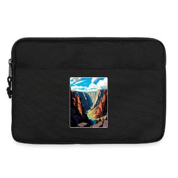 Black Canyon Nationalpark Colorado Reiseposter - Laptoptasche 13" - Schwarz - Vorne