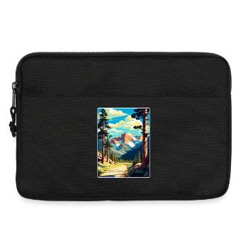 Rocky Mountain Nationalpark Colorado Travel Card - Laptoptasche 13" - Schwarz - Vorne