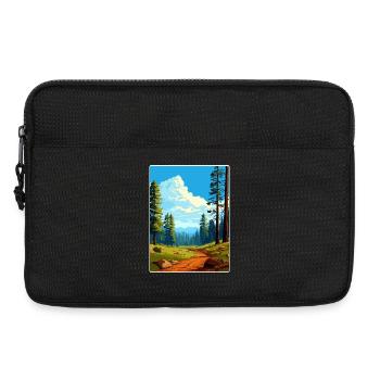 Sequoia Kings Canyon National Park Travel Poster - Laptop bag 13" - black - Front