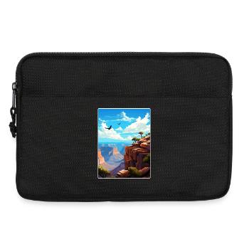 Grand Canyon National Park Arizona Travel Poster - Laptop bag 13" - black - Front
