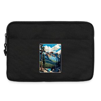 Rocky Mountain Nationalpark Colorado Travel Card - Laptoptasche 13" - Schwarz - Vorne