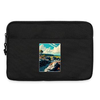 Das Burren S Nationalpark Irland Reiseposter - Laptoptasche 13" - Schwarz - Vorne