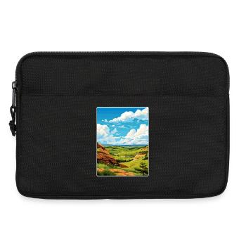 Theodore Roosevelt National Park Travel Poster WPA - Laptop bag 13" - black - Front
