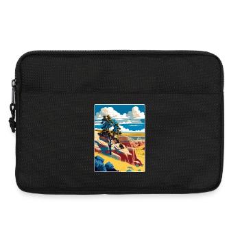 Theodore Roosevelt National Park Travel Poster WPA - Laptop bag 13" - black - Front