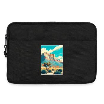 Guadalupe Mountains National Park Travel Poster - Laptop bag 13" - black - Front