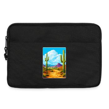 Saguaro Nationalpark Arizona Reiseposter WPA - Laptoptasche 13" - Schwarz - Vorne