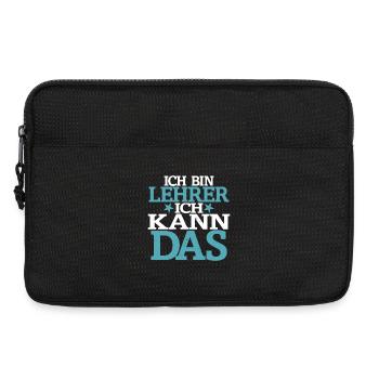 Ich bin Lehrer, Ich kann das - Laptoptasche 13" - Schwarz - Vorne