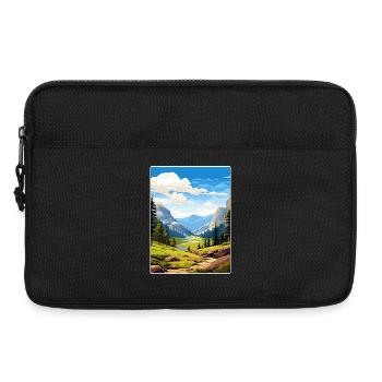 Kings Canyon National Park Travel Poster Souvenir - Laptop bag 13" - black - Front