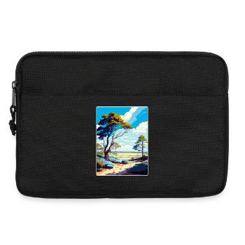 New Forest Nationalpark Reiseplakat Souvenir - Laptoptasche 13" - Schwarz - Vorne