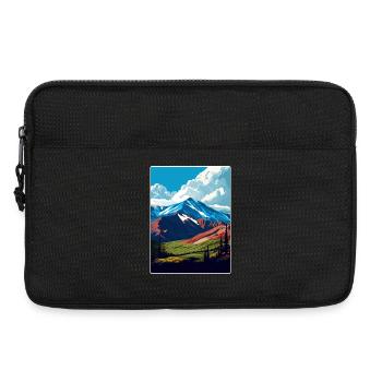 Denali National Park Travel Poster Souvenir WPA - Laptop bag 13" - black - Front