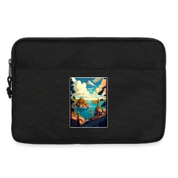 Parc national des Voyageurs Affiche de voyage Souvenir WPA - Sacoche pour ordinateur portable 13 pouces - noir - Devant