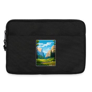 Parc national de Yosemite Affiche de voyage Souvenir WPA - Sacoche pour ordinateur portable 13 pouces - noir - Devant