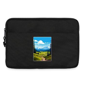 Parc national d’Olympi Affiche de voyage Souvenir WPA - Sacoche pour ordinateur portable 13 pouces - noir - Devant