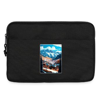 Telluride Ski Colorado Reise Poster Souvenir WPA - Laptoptasche 13" - Schwarz - Vorne
