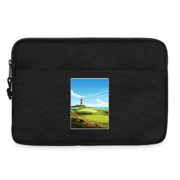 Harbor Town Golf Links Club Course Travel Poster - Laptop bag 13" - black - Front