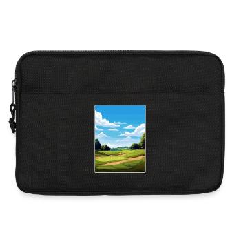 Shinnecock Hills Golf Course Travel Poster Card - Laptop bag 13" - black - Front