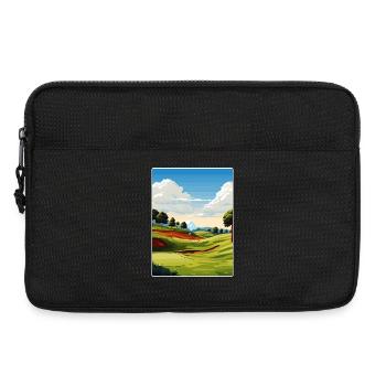 Southern Hills Country Club Golfplatz Reisen WPA - Laptoptasche 13" - Schwarz - Vorne