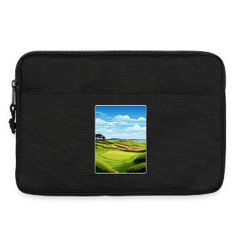 Bandon Dunes Golf Resort Travel Poster Souvenir - Laptop bag 13" - black - Front