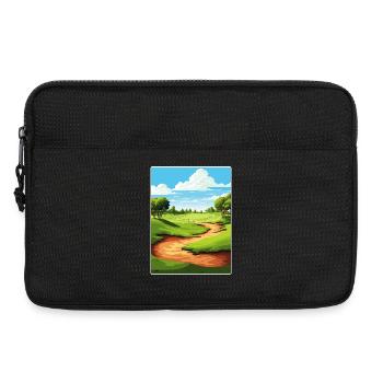 Bethpage Black Golf Club Reiseposter Souvenir - Laptoptasche 13" - Schwarz - Vorne