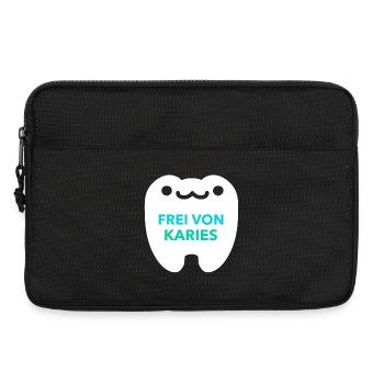 SANS CARIE DENTAIRE - Sacoche pour ordinateur portable 13 pouces - noir - Devant