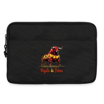 Der Stolz Palma Flagge Design - Laptoptasche 13" - Schwarz - Vorne