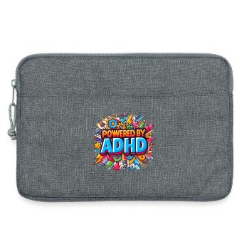ADHD - Laptop bag 13" - heather grey - Front