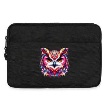 Hibou - Sacoche pour ordinateur portable 13 pouces - noir - Devant