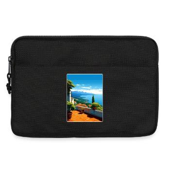 Ravello Italy Travel Poster Souvenir Painting WPA - Laptop bag 13" - black - Front