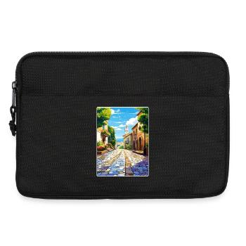 Ravenna Italy Travel Poster Souvenir Painting WPA - Laptop bag 13" - black - Front