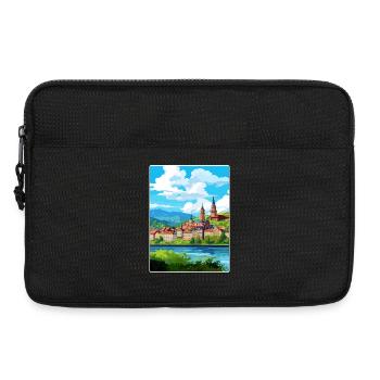 Heidelberg Allemagne Affiche de voyage Peinture Souvenir WP - Sacoche pour ordinateur portable 13 pouces - noir - Devant