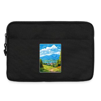 Loannina Griechenland Reise Poster Souvenir Farbe WPA - Laptoptasche 13" - Schwarz - Vorne