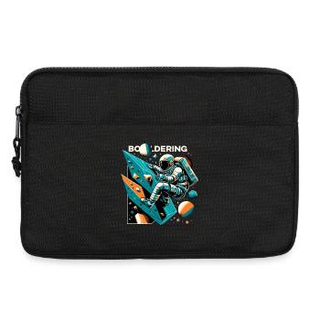 Bouldering Astronaut Spaceman Gift - Laptop bag 13" - black - Front