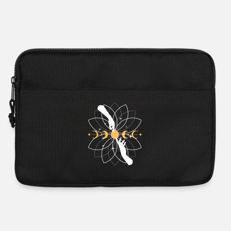 Himmlische Koi-Mandala - Laptoptasche 13" - Schwarz
