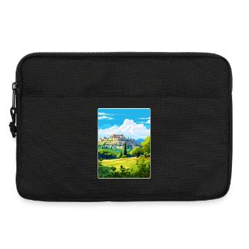 Athens Greece Travel Poster Souvenir Painting WPA - Laptop bag 13" - black - Front