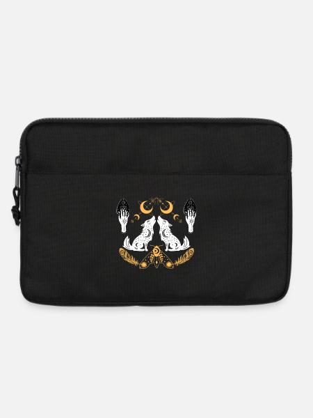Lunar Wolves Emblem - Laptop bag 13" - black