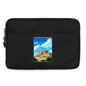 Athens Greece Travel Poster Souvenir Painting WPA - Laptop bag 13" - black - Front