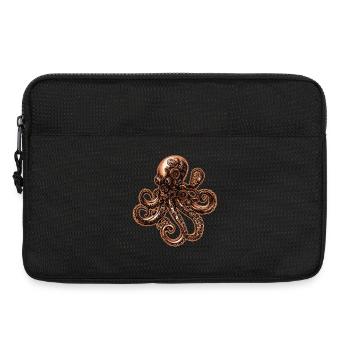 Steampunk Pieuvre Calmar Vintage - Sacoche pour ordinateur portable 13 pouces - noir - Devant