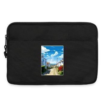 Helston England Reise Poster Souvenir Farbe WPA - Laptoptasche 13" - Schwarz - Vorne