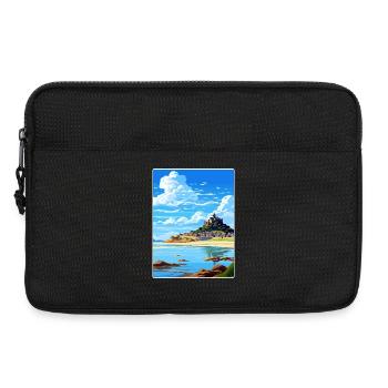 Marazion Cornwall England Reiseposter Souvenir - Laptoptasche 13" - Schwarz - Vorne
