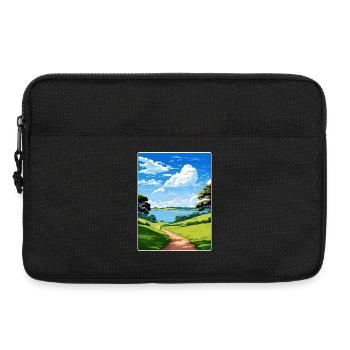 Mount Edgcumbe Country Park, Cornwall, England - Laptoptasche 13" - Schwarz - Vorne
