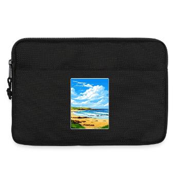 Godrevy Point England Reiseposter Souvenir WPA - Laptoptasche 13" - Schwarz - Vorne