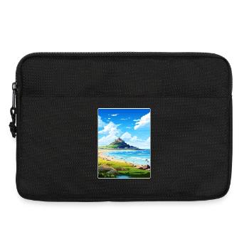 Marazion Cornwall England Reiseposter Souvenir - Laptoptasche 13" - Schwarz - Vorne