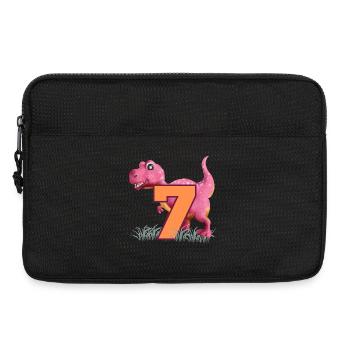 Nr.7 Dino - Laptoptasche 13" - Schwarz - Vorne