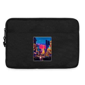 Las Vegas Nevada Affiche de voyage Souvenir Peinture WPA - Sacoche pour ordinateur portable 13 pouces - noir - Devant