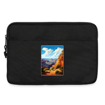 Grand Canyon National Park Arizona Travel Poster - Laptop bag 13" - black - Front