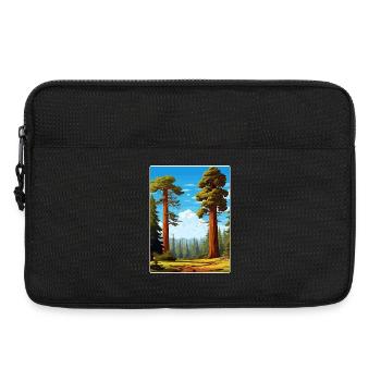 Parc national de Sequoia Californie Affiche de voyage WPA - Sacoche pour ordinateur portable 13 pouces - noir - Devant