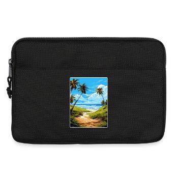 Biscanye Nationalpark Reiseposter Souvenir WPA - Laptoptasche 13" - Schwarz - Vorne