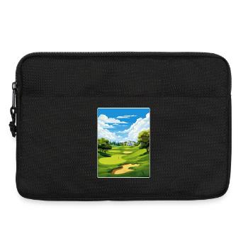 Baltusrol Golf Club Vintage Reiseposter Souvenir - Laptoptasche 13" - Schwarz - Vorne